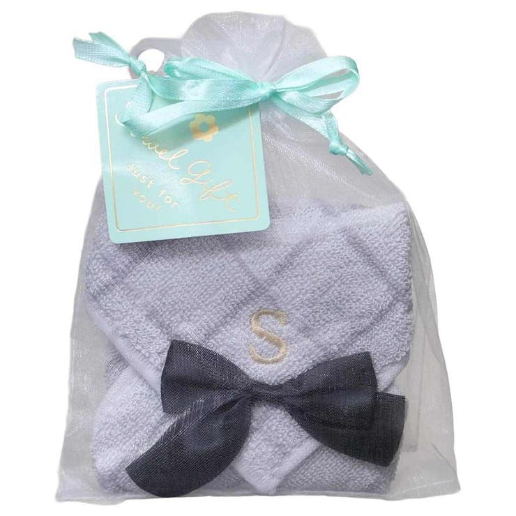 ミニタオル リボン付きイニシャルタオル S | cinemacollection | 詳細画像1 