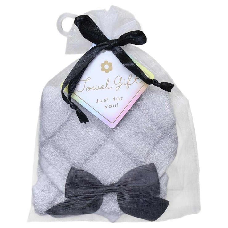 ミニタオル リボン付きイニシャルタオル イニシャルなし | cinemacollection | 詳細画像1 