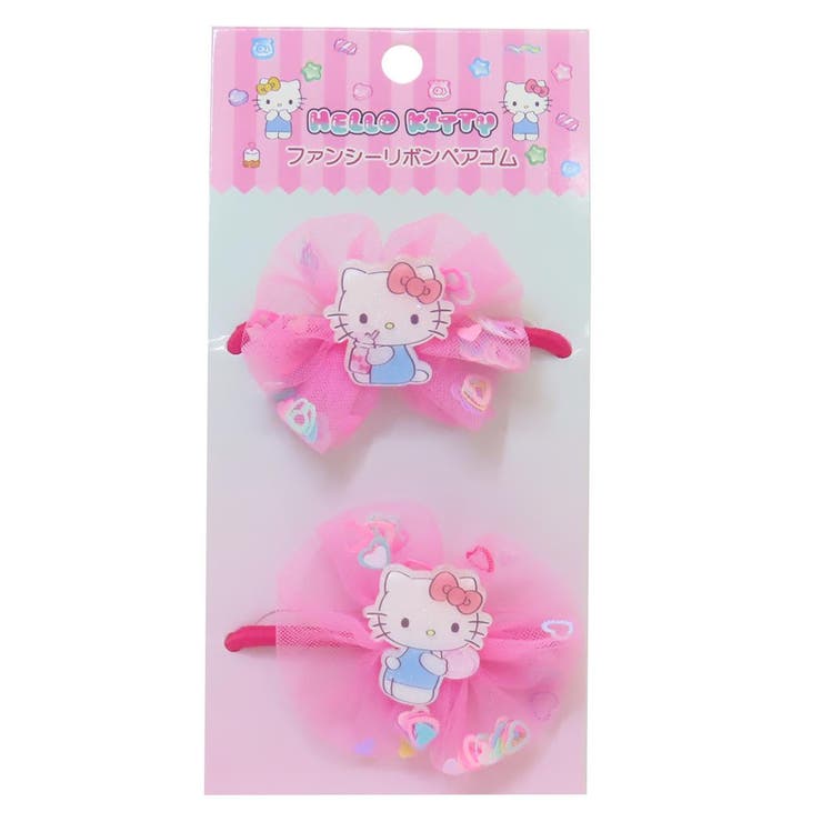 ハローキティ ヘアアクセ ファンシーリボンペアゴム | cinemacollection | 詳細画像1 
