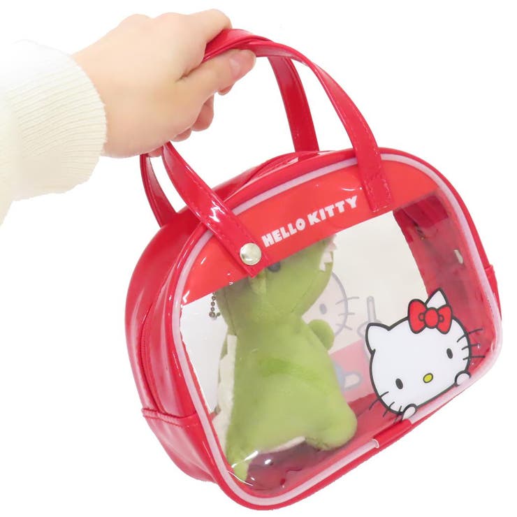 ハローキティ コスメポーチ ボストンバッグ風ポーチ | cinemacollection | 詳細画像2 