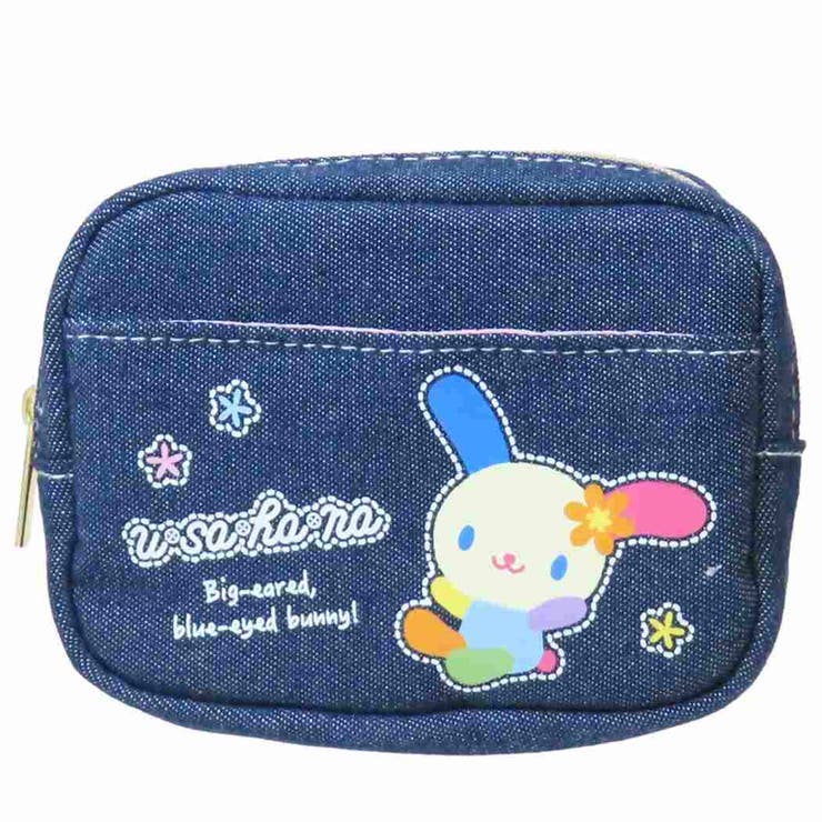 ウサハナ コスメポーチ ポケット付きマルチポーチ | cinemacollection | 詳細画像1 