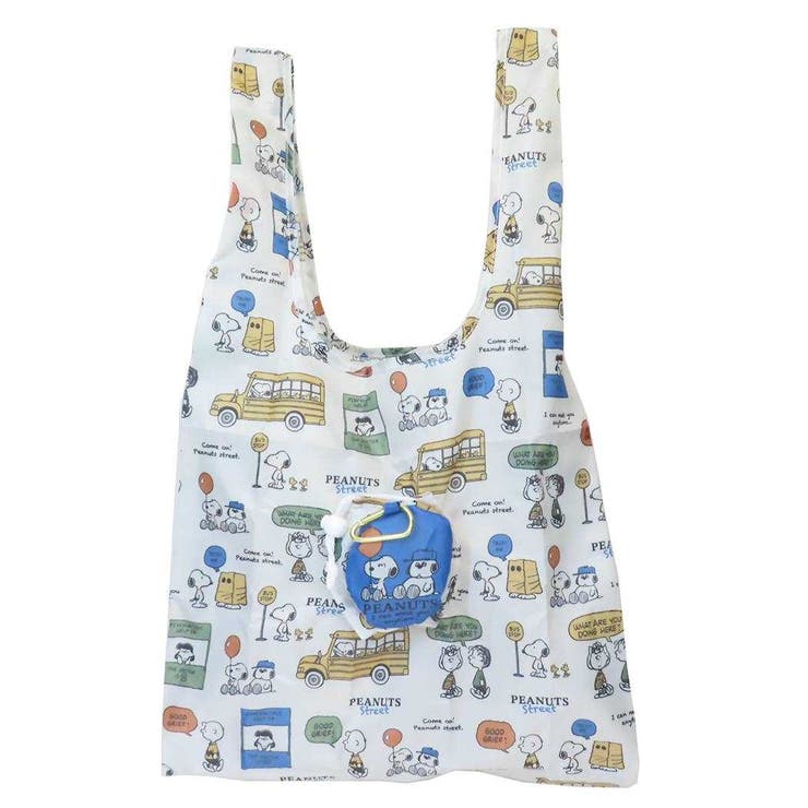 スヌーピー ショッピングバッグ ポーチ付きエコバッグ | cinemacollection | 詳細画像1 