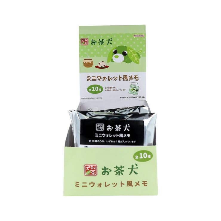 お茶犬 メモ帳 ミニウォレット風メモ | cinemacollection | 詳細画像1 