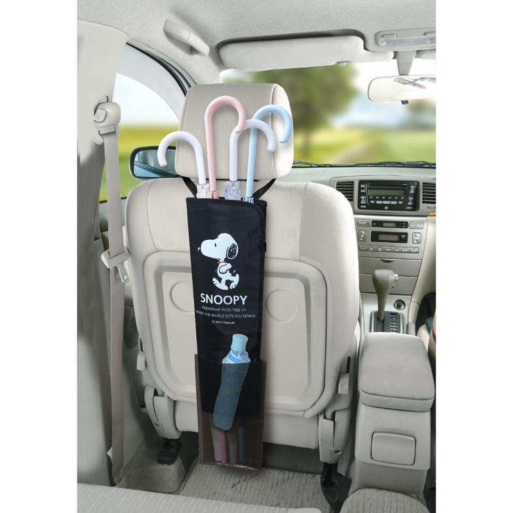 スヌーピー カー用品 ポケット付きアンブレラケース | cinemacollection | 詳細画像2 