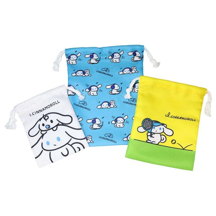 アイシナモロール 巾着袋 3P巾着 | cinemacollection | 詳細画像1 