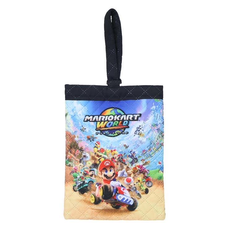 マリオカートワールド 上履き入れ キルトシューズバッグ | cinemacollection | 詳細画像1 