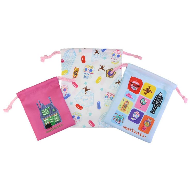 ハリーポッター 巾着袋 3P巾着ポーチ | cinemacollection | 詳細画像1 