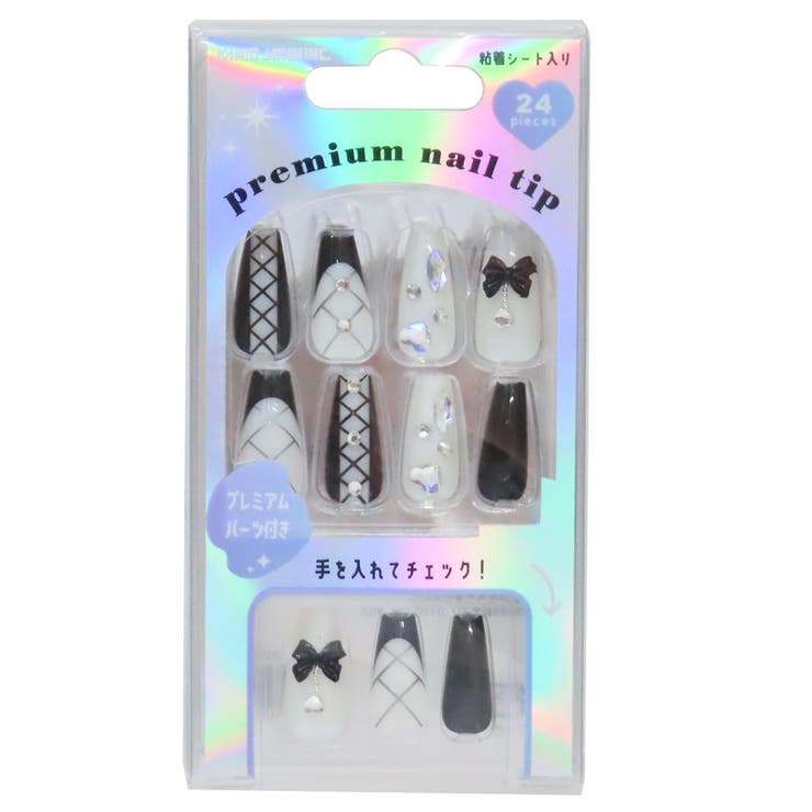 コスメ雑貨 プレミアムネイルチップ ロングスクエア | cinemacollection | 詳細画像1 