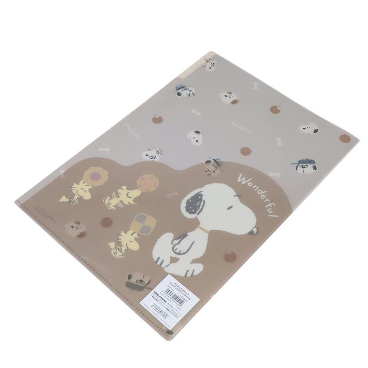 スヌーピー ポケットファイル ダイカットポケット3インデックスクリアファイル | cinemacollection | 詳細画像2 