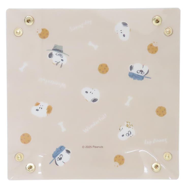 スヌーピー 卓上収納 折りたためるクリアトレー | cinemacollection | 詳細画像1 