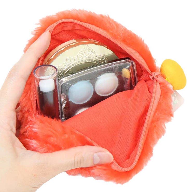 セサミストリート コスメポーチ ぬいぐるみフェイスポーチ | cinemacollection | 詳細画像3 