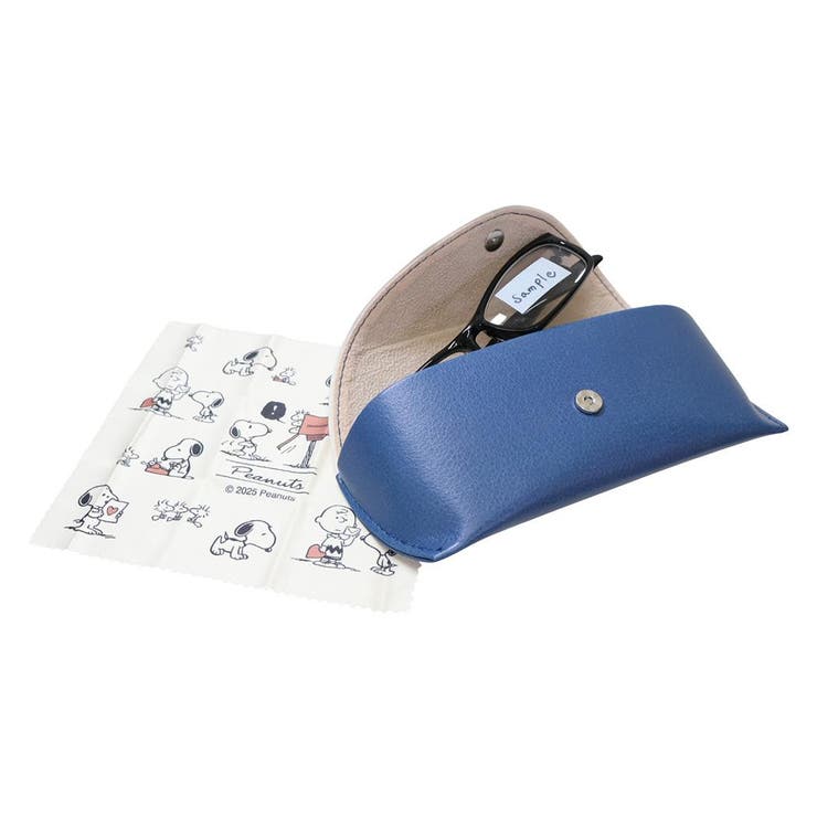 スヌーピー 眼鏡ケース クロス付きフラップメガネケース | cinemacollection | 詳細画像2 