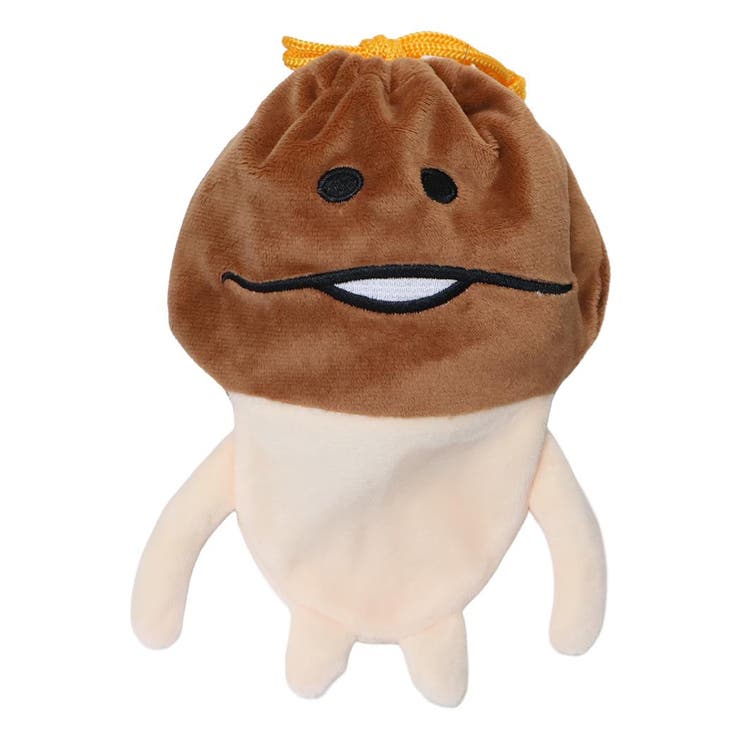 おさわり探偵なめこ栽培キット 巾着袋 ぬいぐるみ巾着[品番