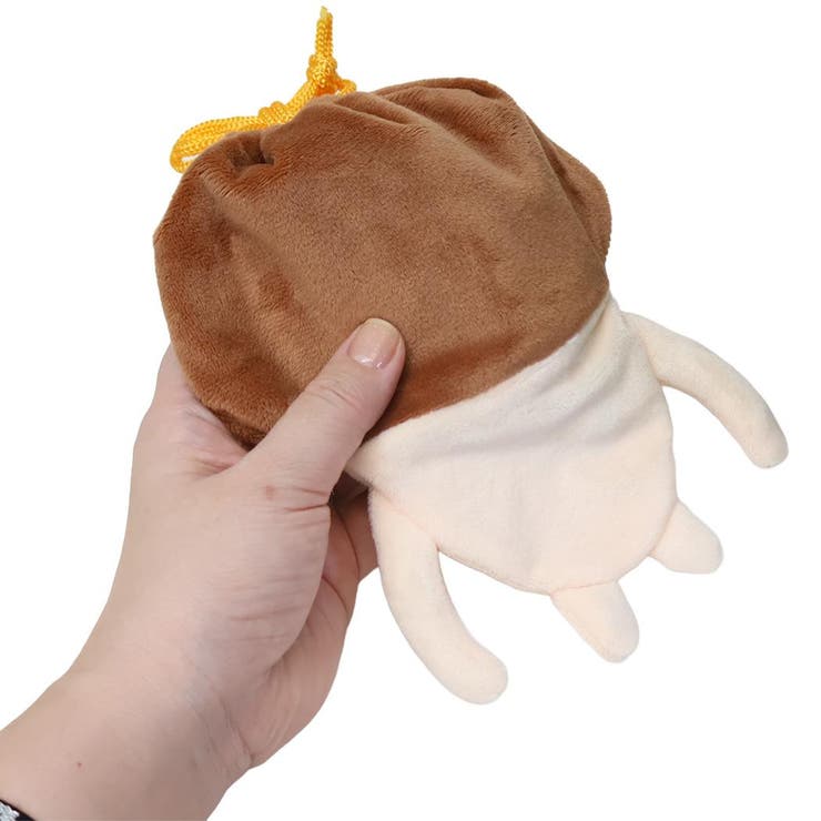 おさわり探偵なめこ栽培キット 巾着袋 ぬいぐるみ巾着[品番 