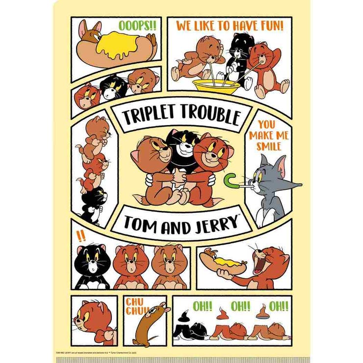 トムとジェリー A4クリアファイル マットファイル3枚セット | cinemacollection | 詳細画像5 