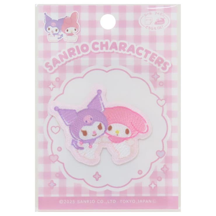 マイメロディ＆クロミ アイロンパッチシール ワッペン | cinemacollection | 詳細画像1 