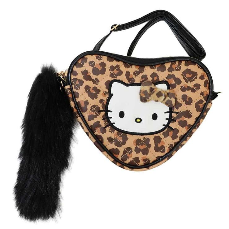 ハローキティ ショルダーバッグ しっぽファーつきハート型ポシェット | cinemacollection | 詳細画像1 