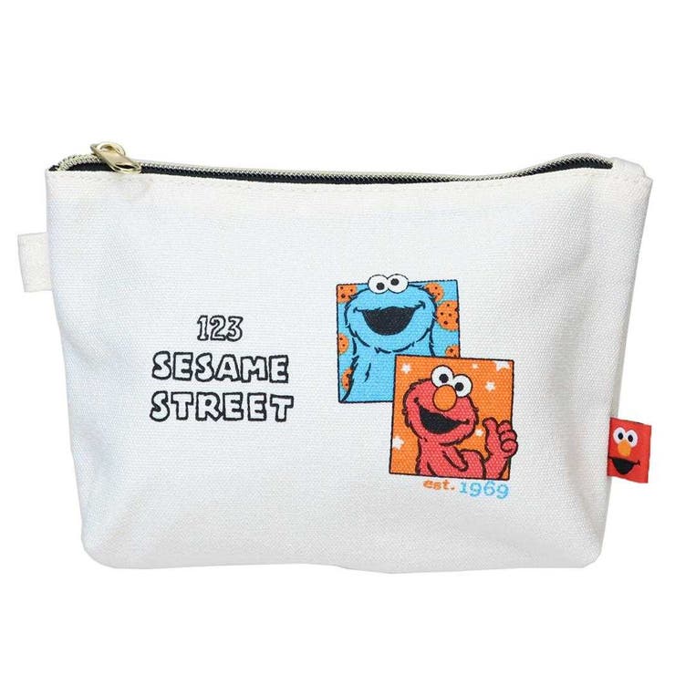 セサミストリート コスメポーチ 舟形ポーチ | cinemacollection | 詳細画像1 