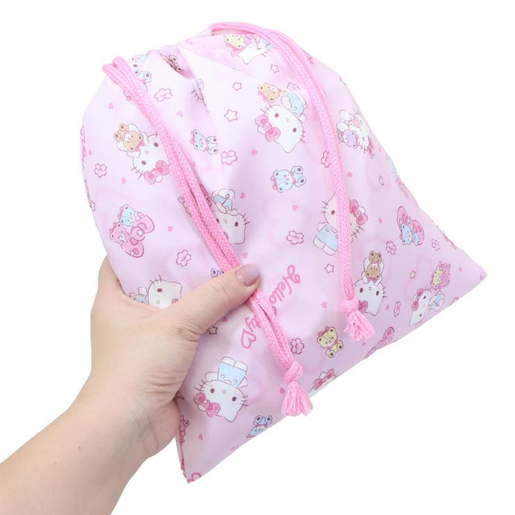 ハローキティ 巾着袋 きんちゃくポーチM | cinemacollection | 詳細画像2 