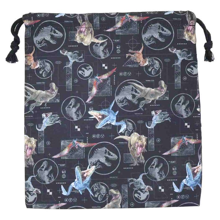 ジュラシックワールド 巾着袋 きんちゃくポーチM | cinemacollection | 詳細画像1 