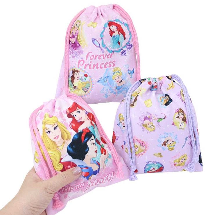 ディズニープリンセス 巾着袋 きんちゃくポーチS | cinemacollection | 詳細画像2 