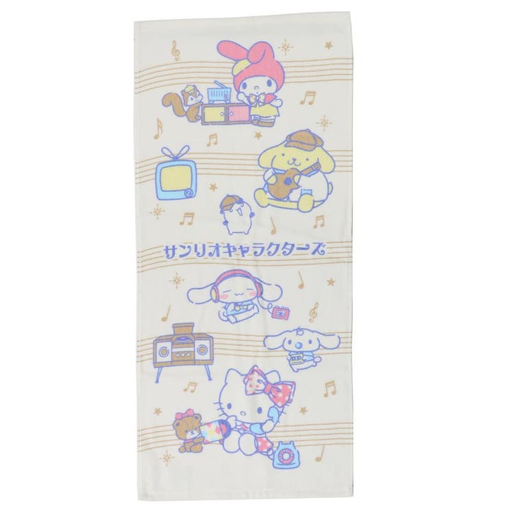 サンリオキャラクターズ フェイスタオル プリントロングタオル | cinemacollection | 詳細画像1 