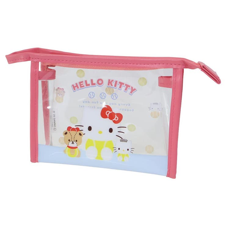 ハローキティ コスメポーチ フチイロポーチ | cinemacollection | 詳細画像1 