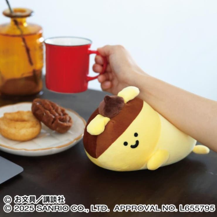 ポムポムプリンxお文具といっしょ ミニ クッション | cinemacollection | 詳細画像3 