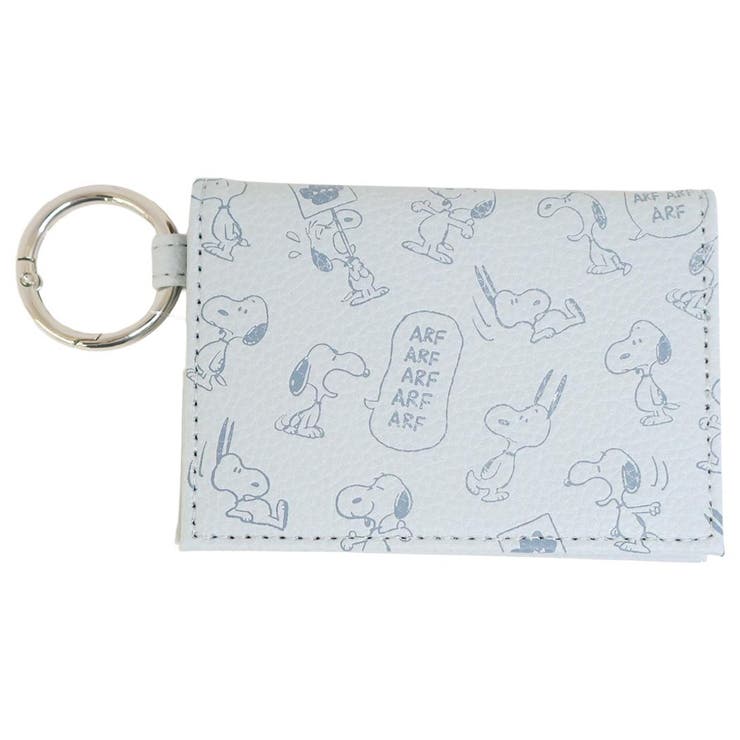 スヌーピー 定期入れ 型押し2つ折りパスケース | cinemacollection | 詳細画像1 