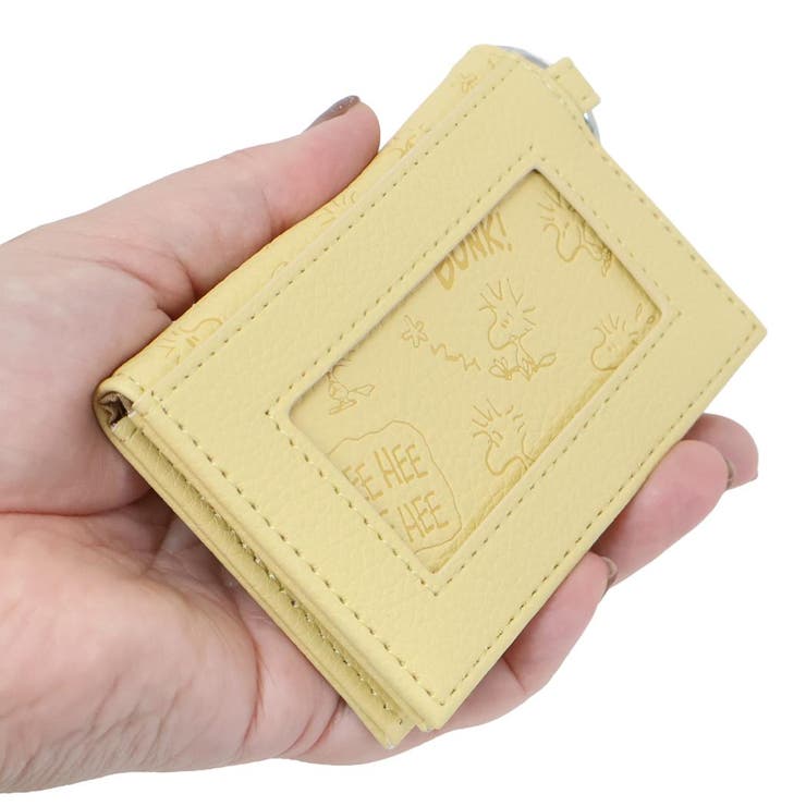 スヌーピー 定期入れ 型押し2つ折りパスケース | cinemacollection | 詳細画像3 