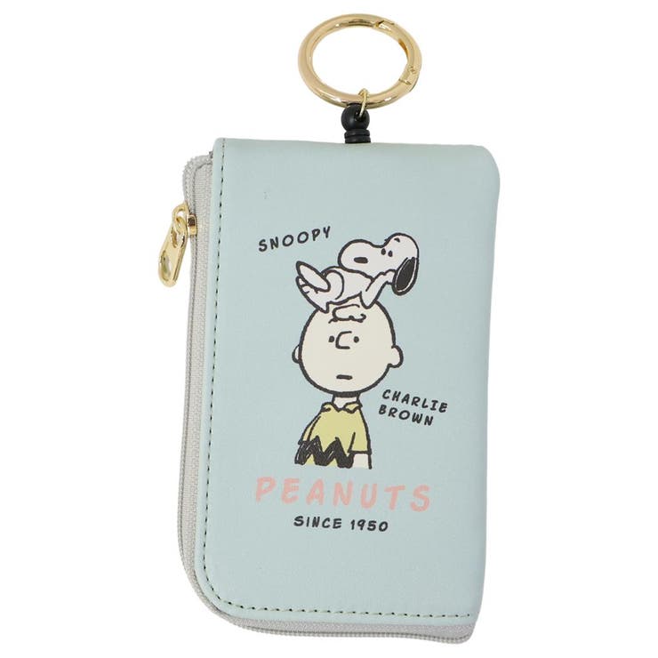 スヌーピー キーケース＆定期入れ リール付きキー＆パスポーチ | cinemacollection | 詳細画像1 