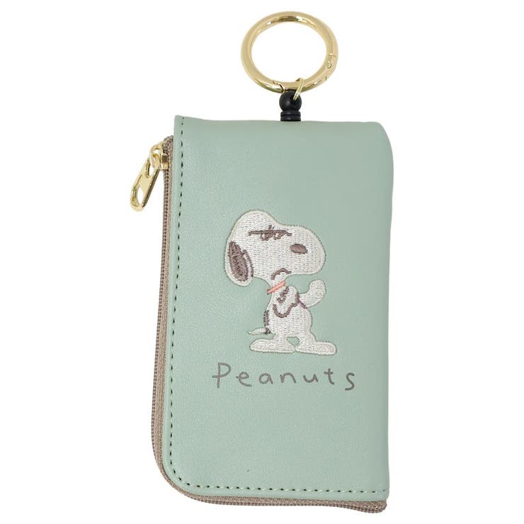 スヌーピー キーケース＆定期入れ リール付きキー＆パスポーチ | cinemacollection | 詳細画像1 