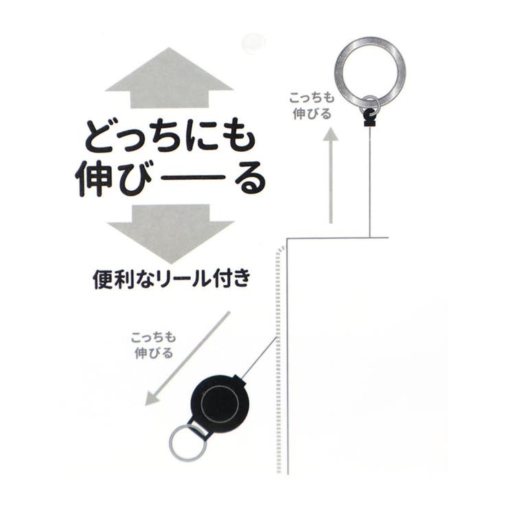 スヌーピー キーケース＆定期入れ リール付きキーパスポーチ | cinemacollection | 詳細画像5 