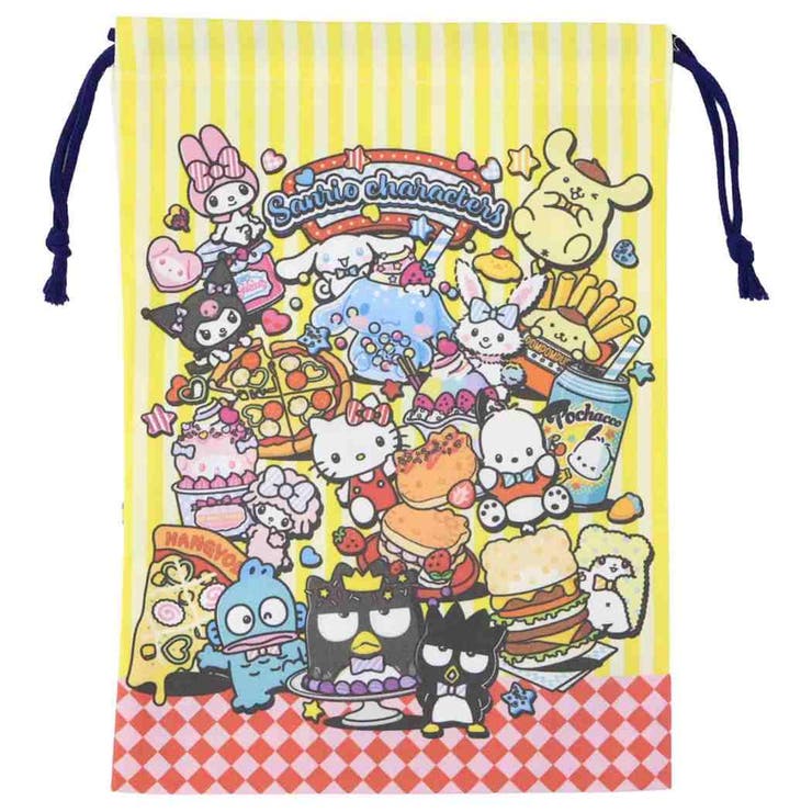 サンリオキャラクターズ 巾着袋 きんちゃくポーチ | cinemacollection | 詳細画像1 