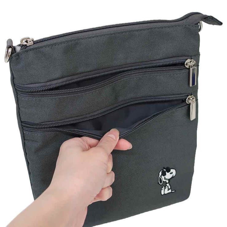 スヌーピー ショルダーバッグ トリプルファスナーショルダーバッグ | cinemacollection | 詳細画像4 