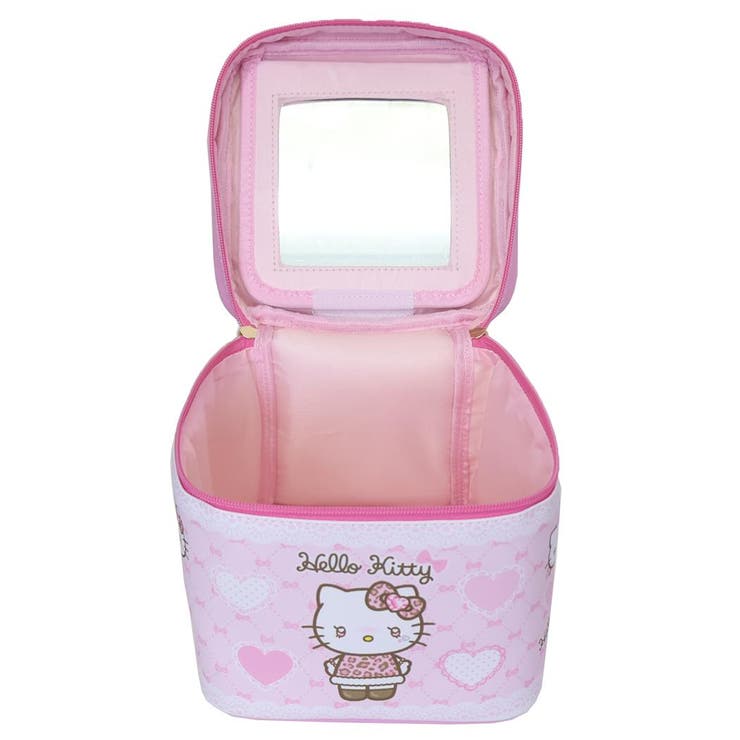 ハローキティ コスメポーチ ミラー付きバニティポーチ | cinemacollection | 詳細画像3 