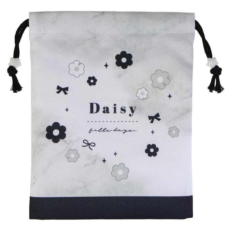 巾着袋 ビーズ付きマチつききんちゃくポーチ デイジーフィルズデイズ | cinemacollection | 詳細画像1 