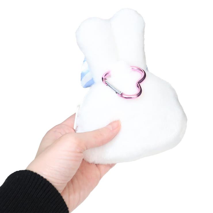 MOMOREI ミニポーチ カラビナ付きぬいぐるみファスナーマスコット | cinemacollection | 詳細画像2 