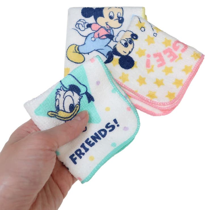 ミッキー＆フレンズ ハンカチタオル プチタオル3枚組 | cinemacollection | 詳細画像3 