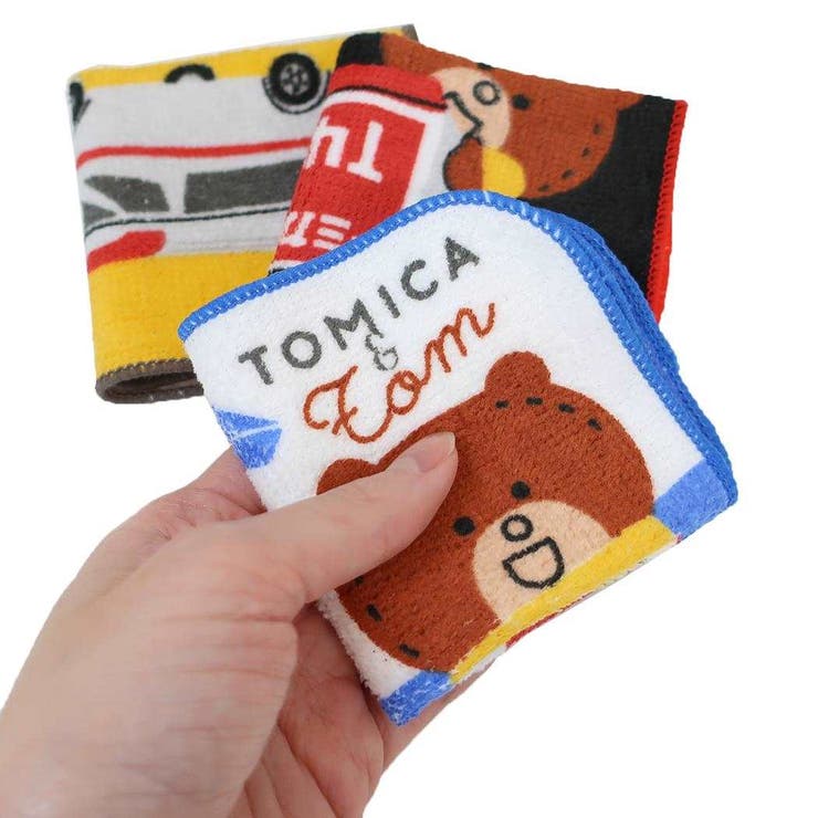 トミカとトム ハンカチタオル プチタオル3枚組 | cinemacollection | 詳細画像3 