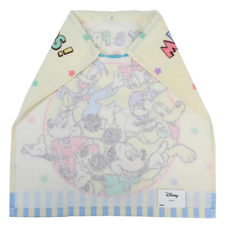 ミッキー＆フレンズ ゴム＆ボタン付きキッズおてふきタオル おりこうタオル | cinemacollection | 詳細画像2 