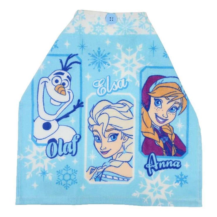 アナと雪の女王 ゴム＆ボタン付きキッズおてふきタオル おりこうタオル | cinemacollection | 詳細画像1 