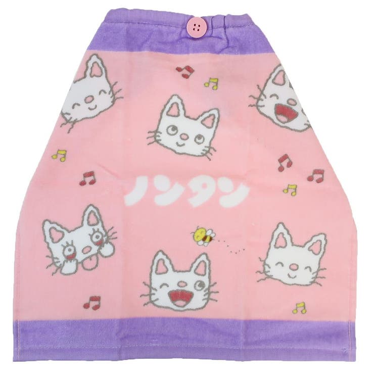 ノンタン ゴム＆ボタン付きキッズおてふきタオル おりこうタオル | cinemacollection | 詳細画像1 