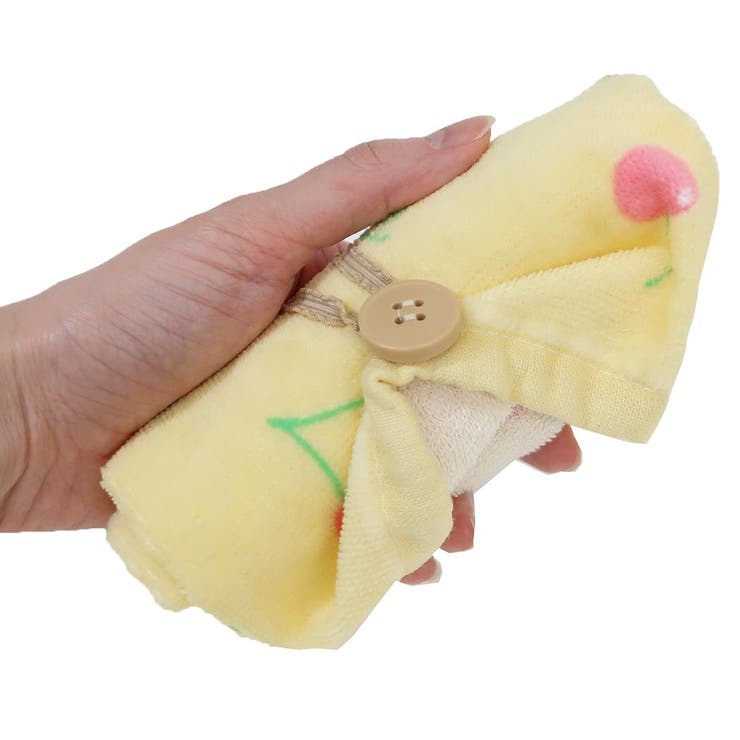 ゴム＆ボタン付きキッズおてふきタオル おりこうタオル フォーカス | cinemacollection | 詳細画像4 