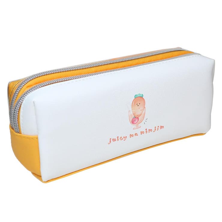 ジューシーなにんじん ペンポーチ ツインファスナーペンケース | cinemacollection | 詳細画像2 