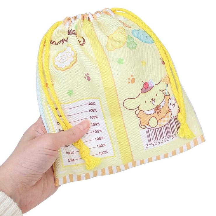 ポムポムプリン 巾着袋 きんちゃくポーチ | cinemacollection | 詳細画像2 