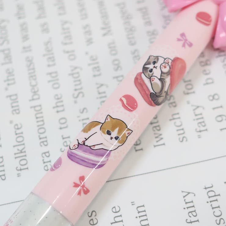 モフサンド 黒赤2色ボールペン リボンボールペン | cinemacollection | 詳細画像3 