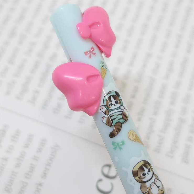 モフサンド 黒赤2色ボールペン リボンボールペン | cinemacollection | 詳細画像2 