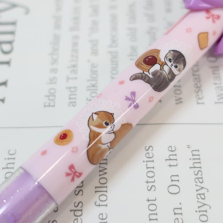 モフサンド 黒赤2色ボールペン リボンボールペン | cinemacollection | 詳細画像3 