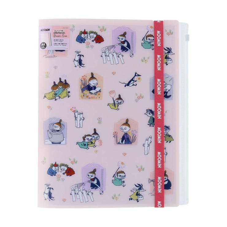 ムーミン ポケットファイル ゴムバンド付きクリアファイル5P+F | cinemacollection | 詳細画像1 